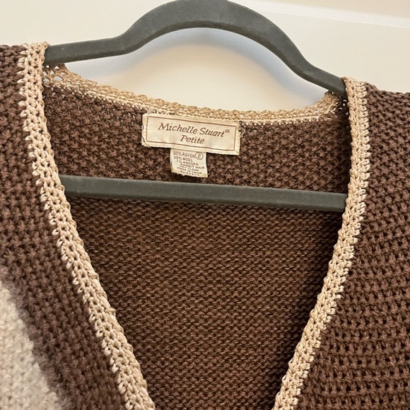 Michelle Stuart Petite Vintage Wool Mix Sweater - Small - Picture 4 of 5